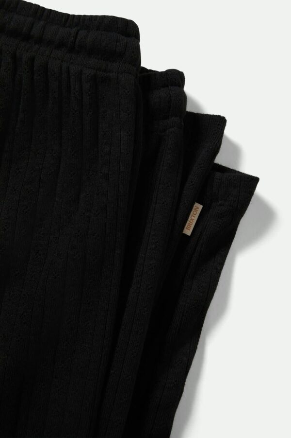 Pointelle Lounge Pant - Black - Image 10