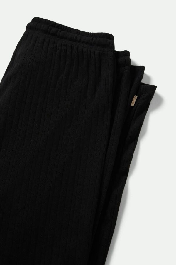 Pointelle Lounge Pant - Black - Image 11