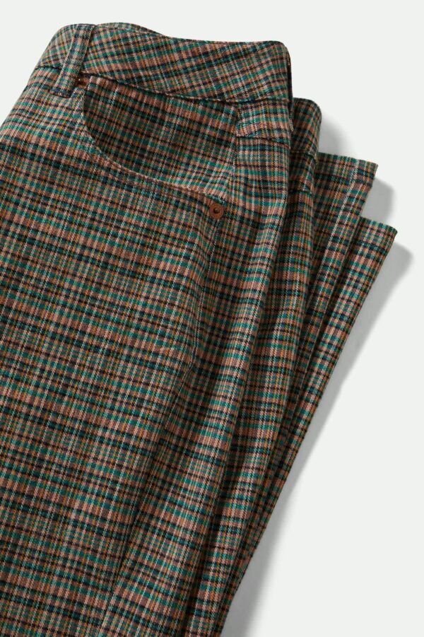 Margo Cropped 5-Pocket Pant - Multi Stripe/Plaid - Image 7