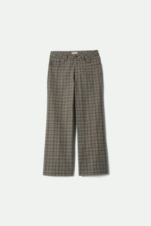 Margo Cropped 5-Pocket Pant - Multi Stripe/Plaid - Image 2