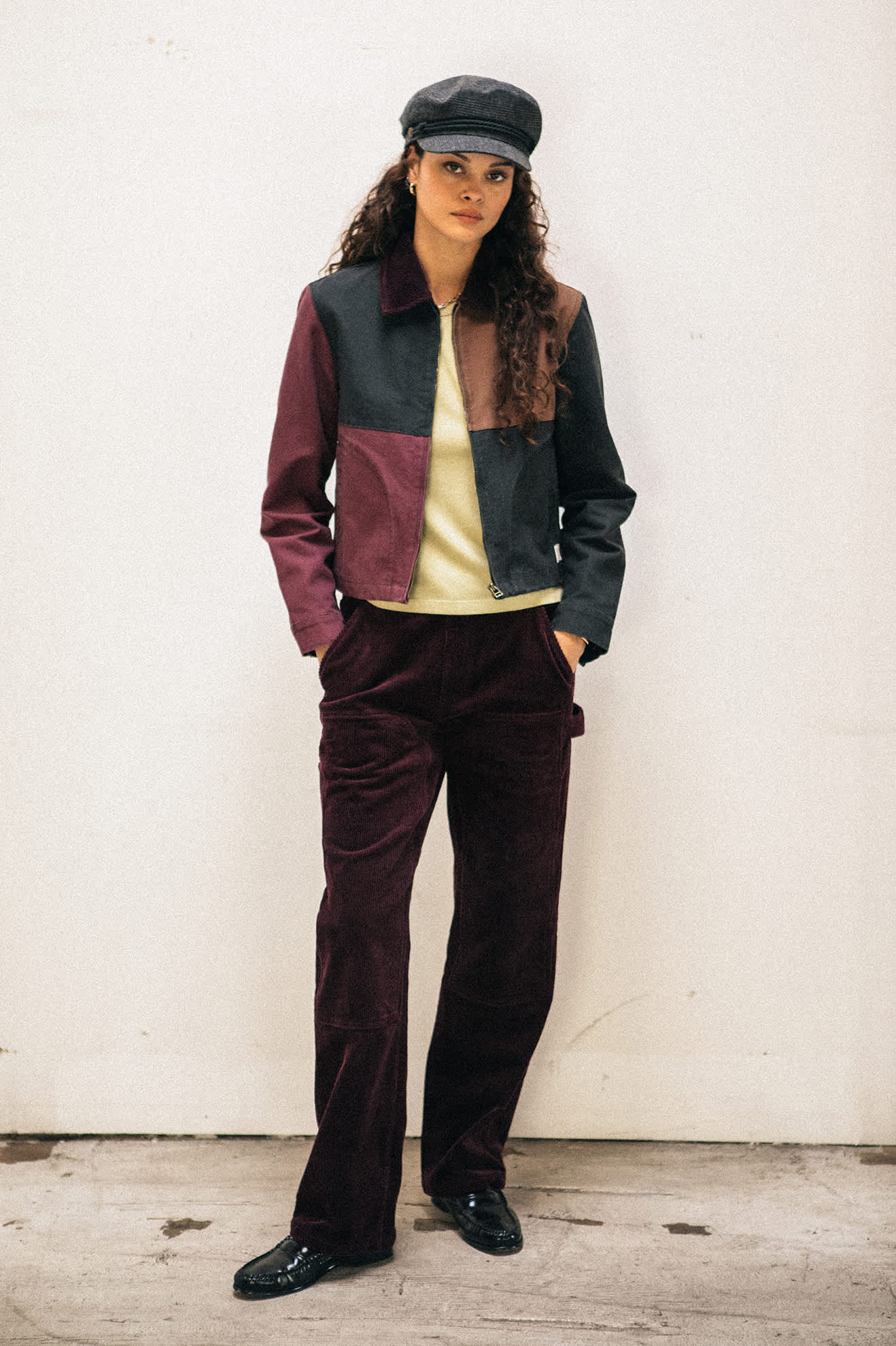 Essex Patched Painter Pant - Port - Image 5